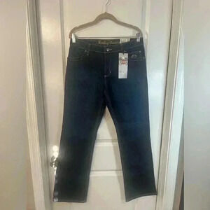 NWT Harley Davidson Women’s Embellished Stretch Mid-Rise Boot Cut Jeans - Size 8